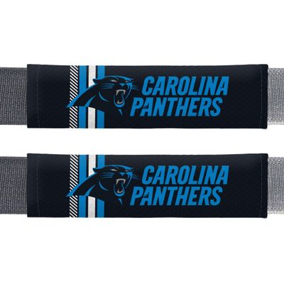 Fremont Die NFL Carolina Panthers Rally Seat Belt Pads, Universal Fit, Universal Fit, Team Colors