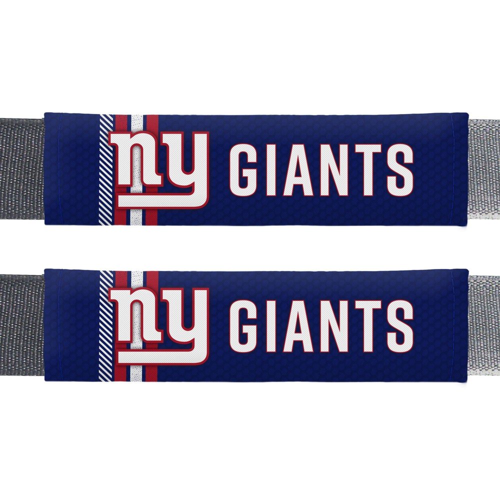 Fremont Die NFL New York Giants Rally Seat Belt Pads, Universal Fit, Universal Fit, Team Colors