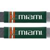 Fremont Die NCAA Miami Hurricanes Rally Seat Belt Pads, Universal Fit, Universal Fit, Team Colors view 1