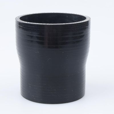AC PERFORMANCE ID 2.5" to 2.25" (63mm to 57mm) Straight Reducer, Length 3" (76mm), 3-Ply Reinforced, Universal Automotive Pure Silicone Hose, Black