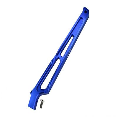 GPM For Arrma 1:8 TALION 6S BLX (ARA106048) / 1:7 FIRETEAM 6S BLX (ARA7618) Upgrade Parts Aluminum Rear Chassis Brace - 1Pc Set Blue