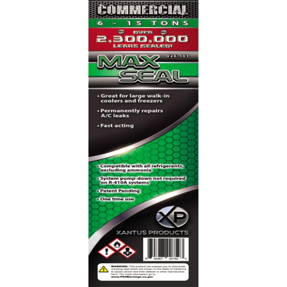 Xantus 26-101 Max Seal 6-15 Ton Direct Inject A/C Leak Sealant