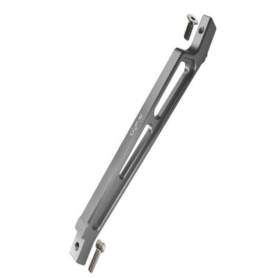 GPM for Arrma Talion 6S BLX (ARA106048) Upgrade Parts Aluminum Front Chassis Brace - 1Pc Set Silver