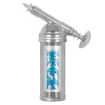 CyclingDeal Quality Mini Grease Gun Injector - 80c.c. 3 oz One-Hand Operation Small Pistol Grip Compact Dispenser Injector - Standard