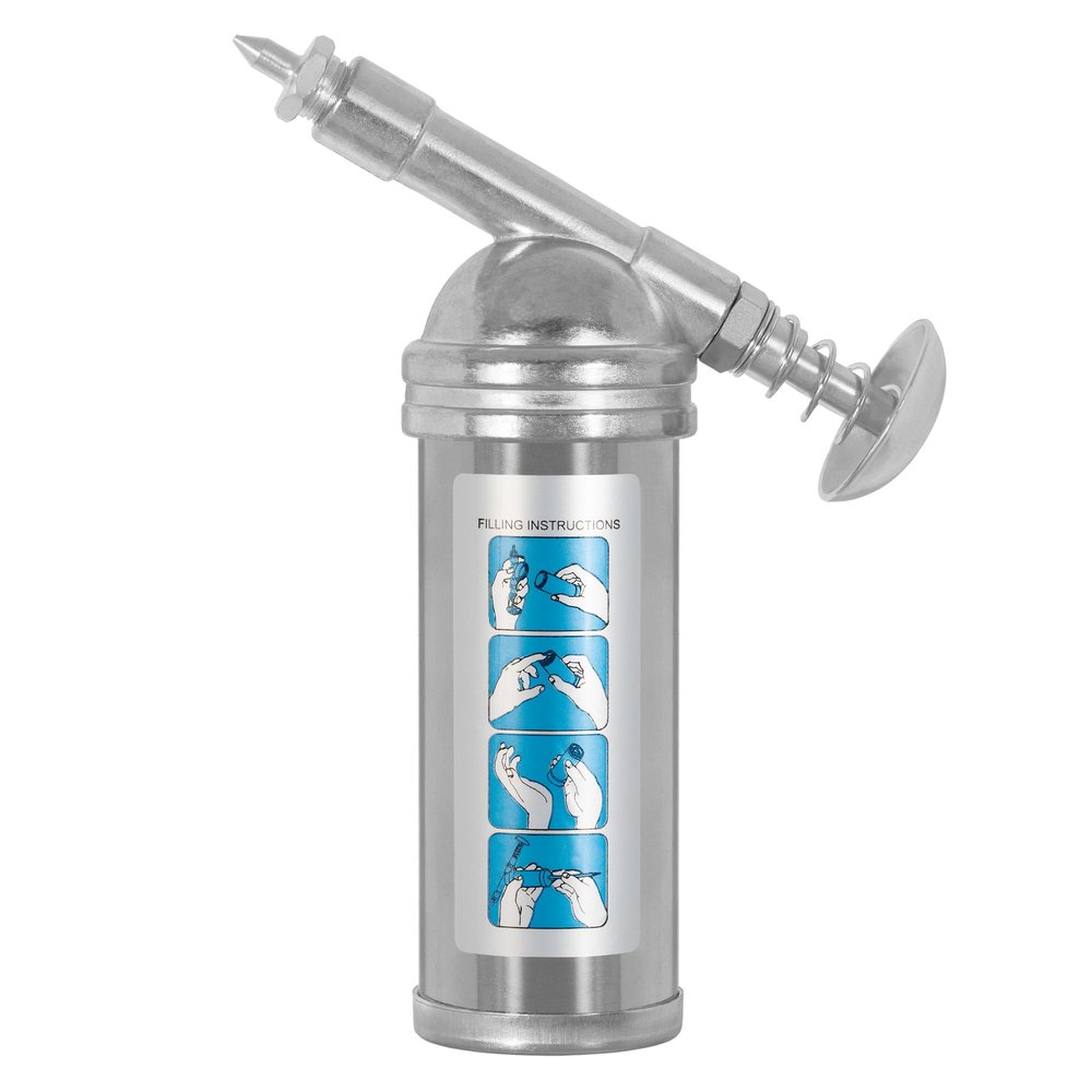 CyclingDeal Quality Mini Grease Gun Injector - 80c.c. 3 oz One-Hand Operation Small Pistol Grip Compact Dispenser Injector - Standard