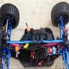 GPM For Arrma Talion 6S BLX (ARA106048) Upgrade Parts Aluminum Center Brace Bar - 1Pc Gray Silver view 3
