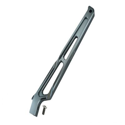 1:8 TALION 6S BLX (ARA106048) / 1:7 FIRETEAM 6S BLX (ARA7618) Upgrade Parts Aluminum Rear Chassis Brace - 1Pc Set Gray Silver