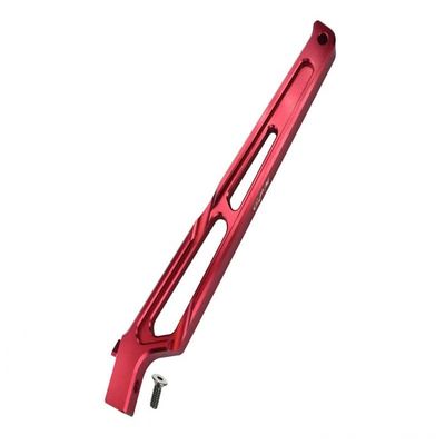 GPM 1:8 Talion 6S BLX (ARA106048) / 1:7 FIRETEAM 6S BLX (ARA7618) Upgrade Parts Aluminum Rear Chassis Brace - 1Pc Set Red