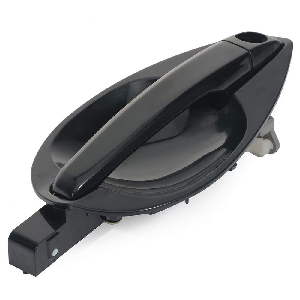 cciyu Door Handle Exterior Front Passenger Side Replacement fit for 2003-2008 for Hyundai Tiburon 2003-2008 for Hyundai Tiburon Coupe Black