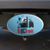 GRAPHICS & MORE A Christmas Story I Triple Dog Dare You Oval Tow Trailer Hitch Cover Plug Insert view 2