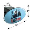 GRAPHICS & MORE A Christmas Story I Triple Dog Dare You Oval Tow Trailer Hitch Cover Plug Insert view 3