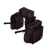 Reinsman Deluxe Insulated Leakproof Cooler Saddle Bag with Additional Cantle Bag and Straps, Black view 1