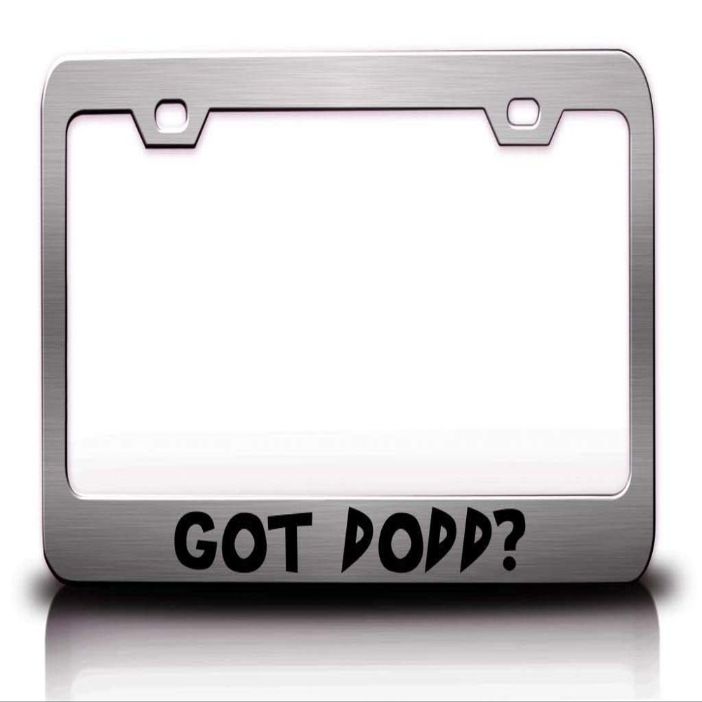 Custom Brother - GOT DODD? Family Name Metal Car SUV Truck License Plate Frame Ch c24