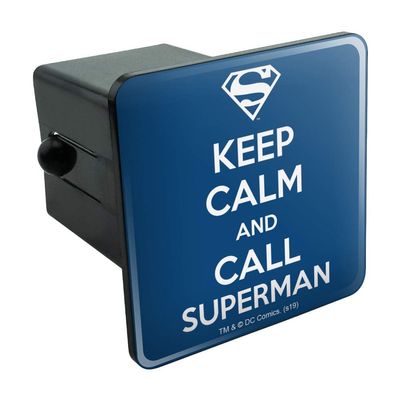 GRAPHICS & MORE Superman Keep Calm and Call Tow Trailer Hitch Cover Plug Insert