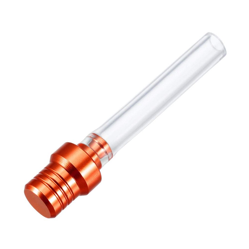 uxcell Breather Hose Gas Fuel Tank Cap 2 Way Vent Hose Tube for Dirt Bike Motorized Bicycle Orange