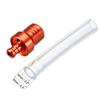 uxcell Breather Hose Gas Fuel Tank Cap 2 Way Vent Hose Tube for Dirt Bike Motorized Bicycle Orange view 4