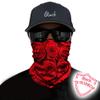 Obacle Seamless Bandana for Rave Face Mask Dust Wind UV Sun Protection Neck Gaiter Tube Mask Headwear Bandana for Women Men Festival Party Motorcycle Riding Outdoor (Pure Red Rose) view 2