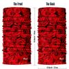 Obacle Seamless Bandana for Rave Face Mask Dust Wind UV Sun Protection Neck Gaiter Tube Mask Headwear Bandana for Women Men Festival Party Motorcycle Riding Outdoor (Pure Red Rose) view 3