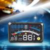 Car HUD with Over Speed Alarm and Digital Speedometer, Vehicle Dashboard Display for MPH/KM/h, Projection Film, 12V Power, 5.5-inch Screen, view 2