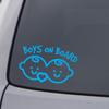 Boys on Board Car Sticker, Cute Car Window Sticker, Baby Boys Car Sticker, Waterproof Car Sticker for Child Safety, Car Window Sticker for Baby Boy Kids Car Sticker for Safety, Car Sticker for Baby view 2
