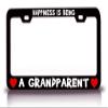 Custom Brother - Happiness is Being A Grandparent Careers Professions Car SUV Truck License Plate Frame Bl t94 view 1