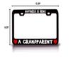 Custom Brother - Happiness is Being A Grandparent Careers Professions Car SUV Truck License Plate Frame Bl t94 view 3