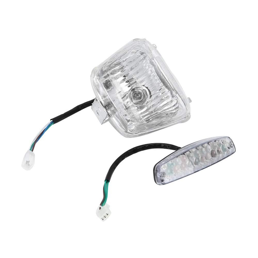 Aramox Head Light, 12V Head Rear Tail Light Lamp Dinosaur Fit for Quad Dirt Bike ATV