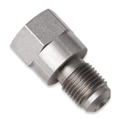 Earl's Hardline Adapter, 10mm x 1.0 Inverted Flare Male to 12mm x 1.0 C.C Female for 1/4" Tubing