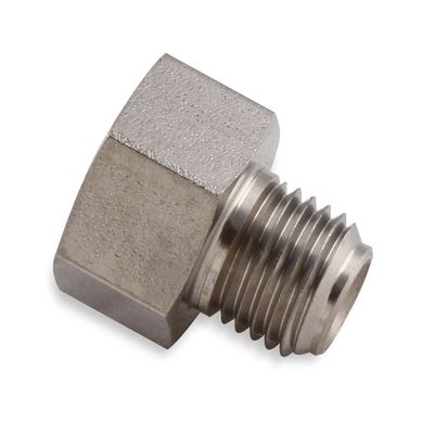 EARL'S PERFORMANCE PLUMBING Hardline Adapter, 3/8"-24 Inverted Flare Male to 7/16"-24 Inverted Flare Female for 3/16"