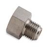 EARL'S PERFORMANCE PLUMBING Hardline Adapter, 3/8"-24 Inverted Flare Male to 7/16"-24 Inverted Flare Female for 3/16" view 1