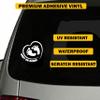 TOTOMO Baby on Board Sticker for Cars Funny Cute Safety Caution Decal Sign for Car Window and Bumper No Need for Magnet or Suction Cup - Footprint in Heart (2 Pack) view 3