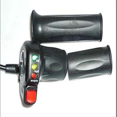 L-faster Twist Throttle Grips Power Indicator Bike Parts DIY Bike Speed Controller24V)