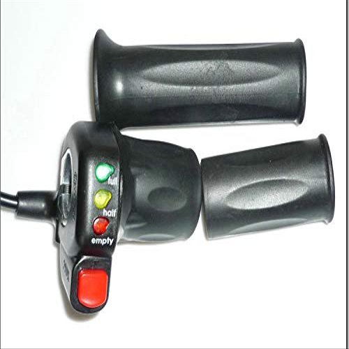 L-faster Twist Throttle Grips Power Indicator Bike Parts DIY Bike Speed Controller24V)