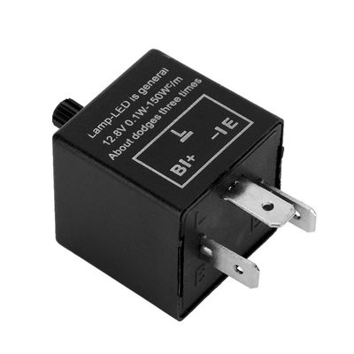 Flasher Relay?o?12V 3 Pin Adjustable LED Light Flasher Blinker Relay Fix Electronic Relay for Turn Indicator Led Indicator Relay Indicator Relay Motorcycle Indicator Relay