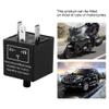 Flasher Relay?o?12V 3 Pin Adjustable LED Light Flasher Blinker Relay Fix Electronic Relay for Turn Indicator Led Indicator Relay Indicator Relay Motorcycle Indicator Relay view 2