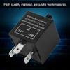 Flasher Relay?o?12V 3 Pin Adjustable LED Light Flasher Blinker Relay Fix Electronic Relay for Turn Indicator Led Indicator Relay Indicator Relay Motorcycle Indicator Relay view 3