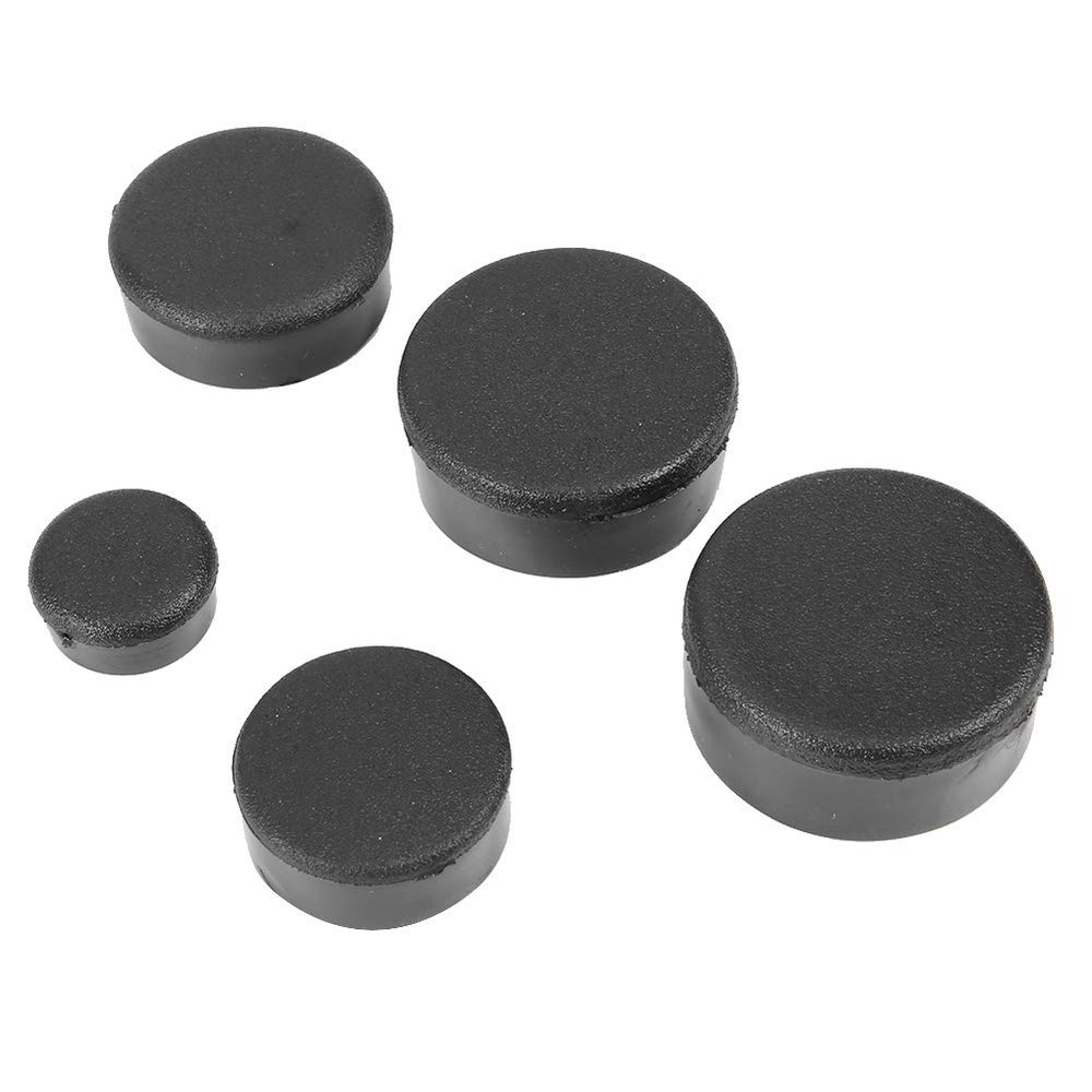 Frame Hole Cover Caps, Motorcycle Frame Hole Plug Kit 5PCS GSX1300R 1999 2015 Model Fit Rubber Plug Set Durable Waterproof Dust Resistant Smooth Finish For Chassis Openings Protection