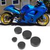 Frame Hole Cover Caps, Motorcycle Frame Hole Plug Kit 5PCS GSX1300R 1999 2015 Model Fit Rubber Plug Set Durable Waterproof Dust Resistant Smooth Finish For Chassis Openings Protection view 3