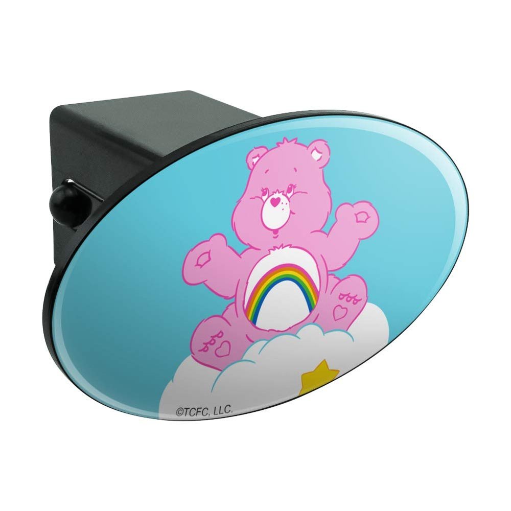 GRAPHICS & MORE Care Bears Cheer Bear Oval Tow Trailer Hitch Cover Plug Insert