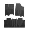 WeatherTech All-Weather Floor Mats for Toyota Sienna 1st & 2nd Row (WTCB202244), Black view 1