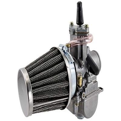 Zeda 21MM OKO Flat Side Carb for 2 Stroke Bicycle Engines Performance Carburetor - K&N Style Filter