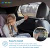 2-Pack Car Window Shades by Enovoe - 19 x 12 in Side Window Cover for SUVs, Sedans, and Trucks - Protects Baby from UV Rays and Glare - Cling Design for Easy Use - Plain view 4