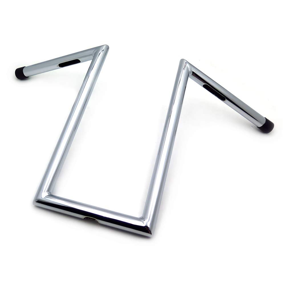 HTTMT- US-TGHD-HB008-II-CD- 12" Z-Bar Handlebar with Indents,Compatible With Harley Davidson,by V-Twin