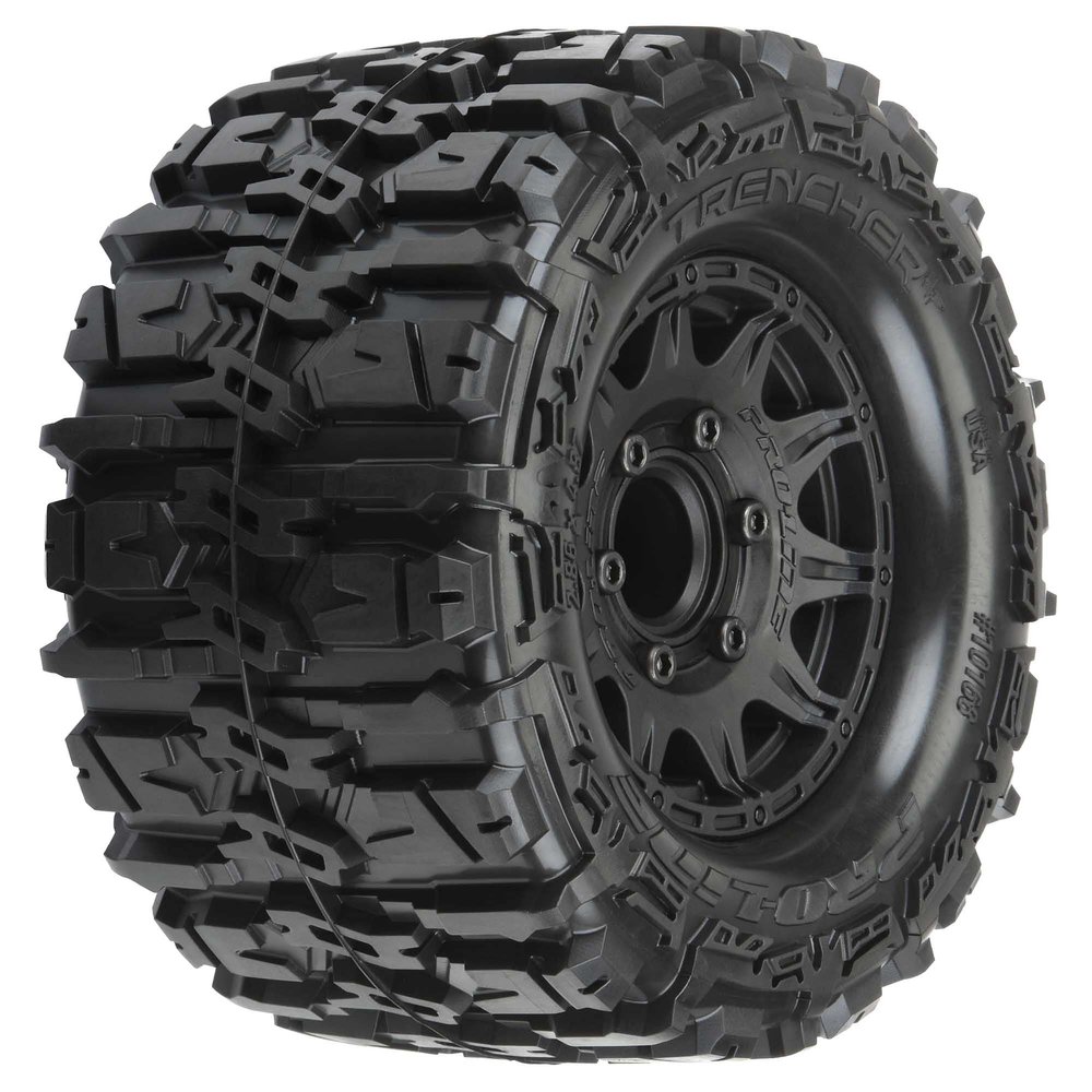 Pro-line Racing Trencher HP 2.8 Belted Tires MTD Raid 6x30 WhlsF/R PRO1016810 RC Tire