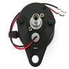 Motorcycle Mini Speedometer w/Trip Meter - 2240:60 - Black - MPH view 2
