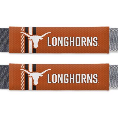 NCAA Texas Longhorns Rally DesignAuto Seat Belt Pads, Team Colors, One Size