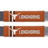 NCAA Texas Longhorns Rally DesignAuto Seat Belt Pads, Team Colors, One Size view 1