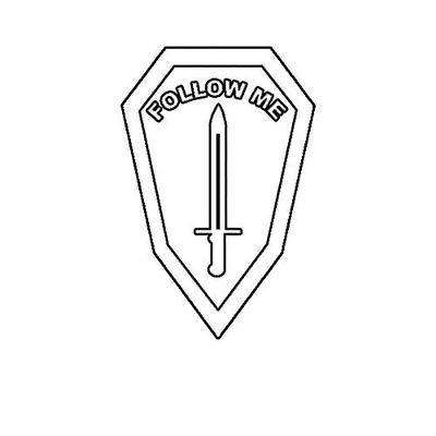 EW Designs Fort Benning Follow Me Sticker Decal Vinyl Infantry ft. Bumper Sticker Vinyl Sticker Car Truck Decal 5"