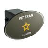GRAPHICS & MORE U.S. Army Veteran Logo Oval Tow Trailer Hitch Cover Plug Insert view 1