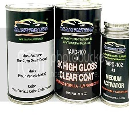 Auto Paint Depot Touch Up Paint for Buick Enclave, LaCrosse, Regal, Verano-White Diamond Pri Metallic Tricoat 98/WA800J/GBN (All Years) One Pint with Clear Coat